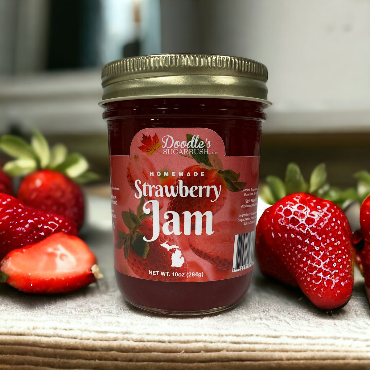 Strawberry Jam | Michigan Fruit Jam | Doodle's Sugarbush