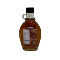 Snowman Scene Pure Michigan Maple Syrup – 8oz Collectible Glass Bottle
