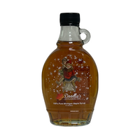 Sledding Scene Pure Michigan Maple Syrup – 8oz Collectible Glass Bottle