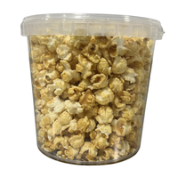 Doodle's Sugarbush, LLC - 100% Pure Michigan Maple Syrup maple kettle corn in a clear 8 oz reusable plastic tub