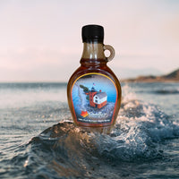 Round Island Lighthouse Pure Michigan Maple Syrup – 8oz Collectible Glass Bottle