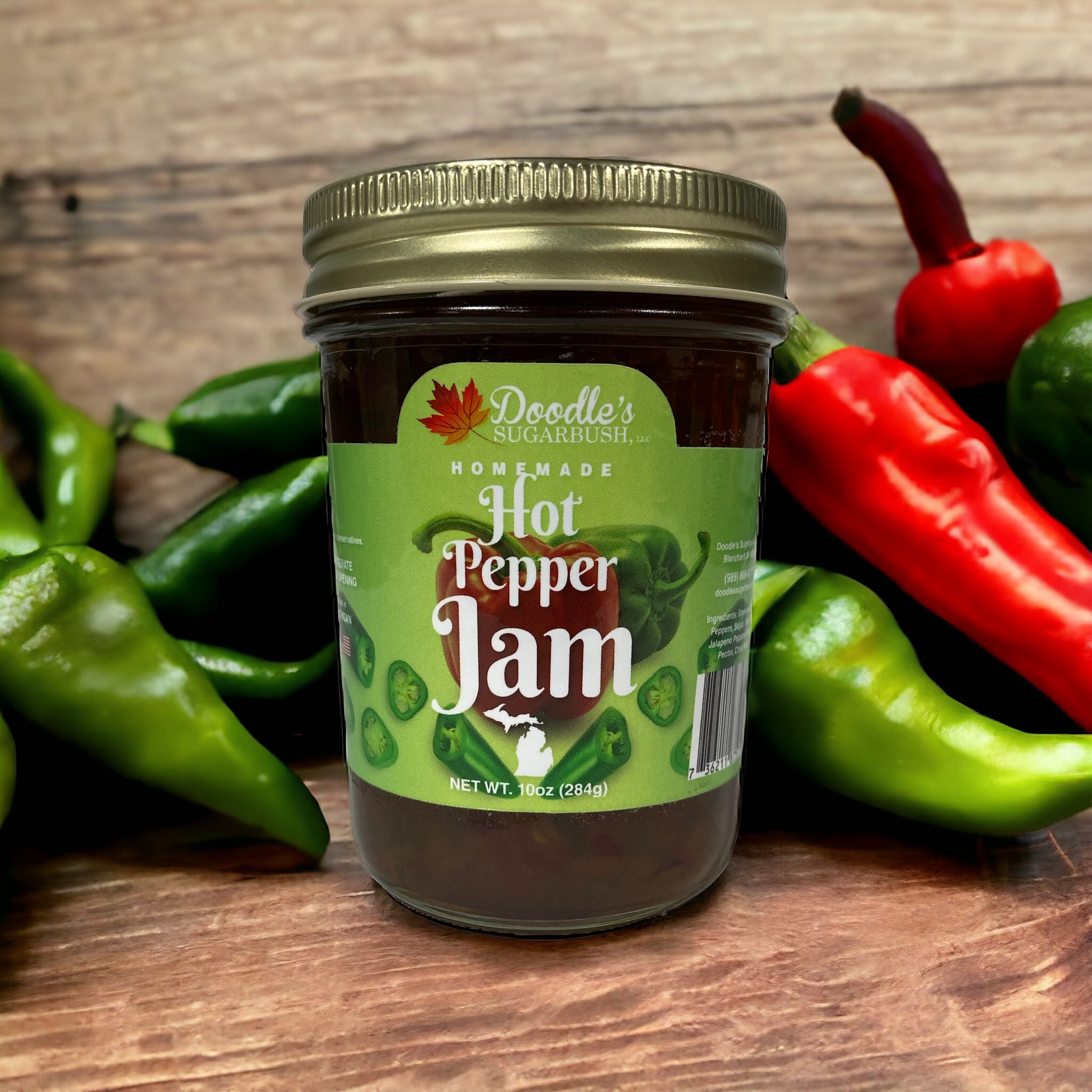 Hot Pepper Jam – Sweet & Spicy Gourmet Spread | Doodle's Sugarbush