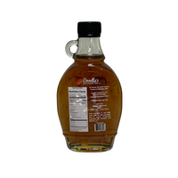 Gingerbread Scene Pure Michigan Maple Syrup – 8oz Collectible Glass Bottle
